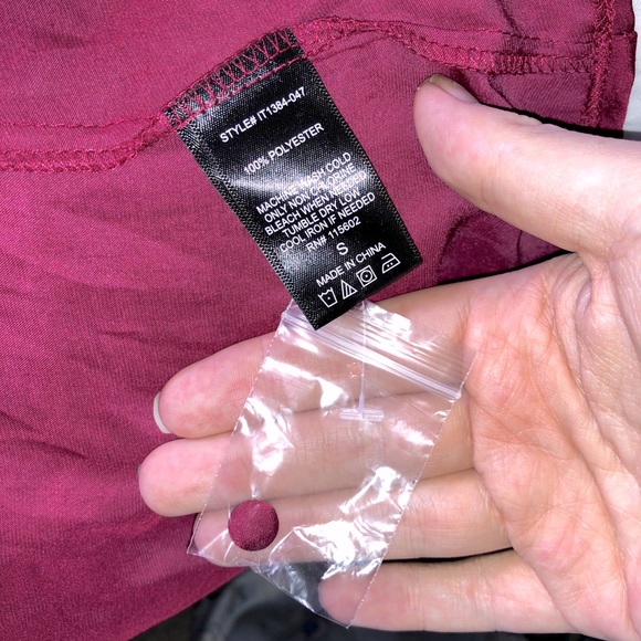 ALL IN FAVOR MAROON BUTTON DOWN - Picture 6 of 7